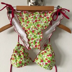 Strawberry Bikini Set by Shoshanna L
